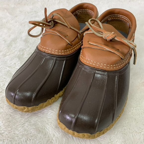 Bean Boots by L.L. Bean Mens 175061 Rubber Moccasins Waterproof Size 8 - Picture 3 of 14